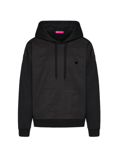 Shop Valentino Iconic Stud Hoodie In No Black