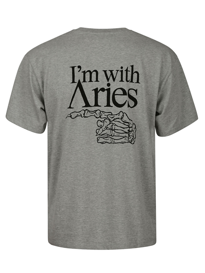 Shop Aries I M With Tee In Gm Grey Marl