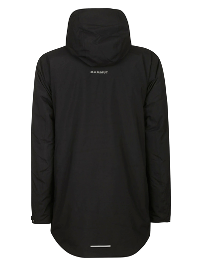 Shop Mammut Chamuera Hs Thermo Hooded Parka In Black