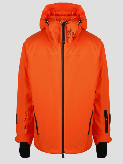 Shop Moncler Montgirod Jacket In Yellow & Orange
