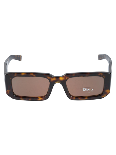 Shop Prada Square Frame Sunglasses In N/a