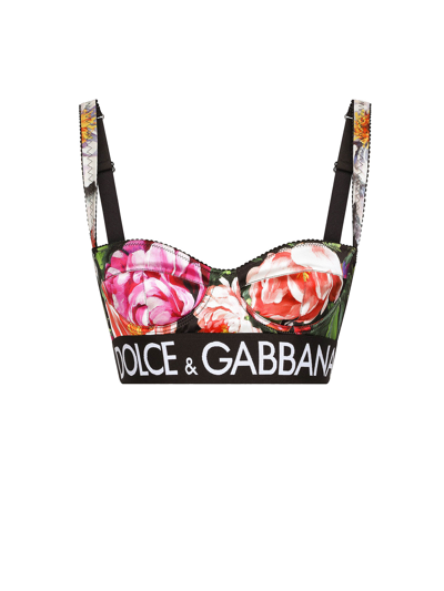 Shop Dolce & Gabbana Bra In Black