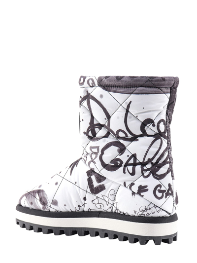 Shop Dolce & Gabbana Ankle Boots In White