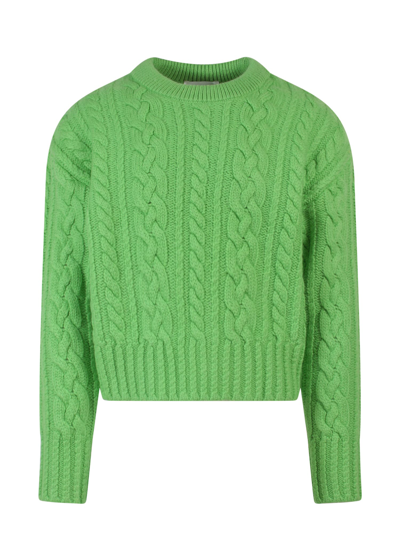 Shop Ami Alexandre Mattiussi Sweater In Green
