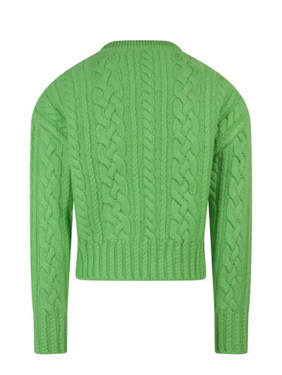 Shop Ami Alexandre Mattiussi Sweater In Green