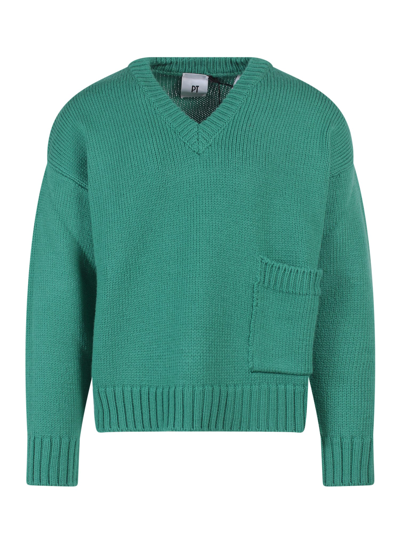 Shop Pt01 Sweater In Green