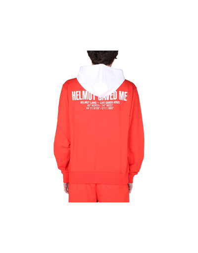 Shop Helmut Lang Lifeguard Sweatshirt In Red