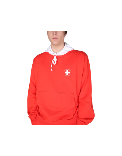 Shop Helmut Lang Lifeguard Sweatshirt In Red