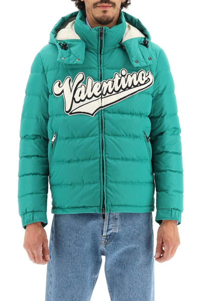 VALENTINO ZIP-UP LONG-SLEEVED PUFFER JACKET 
