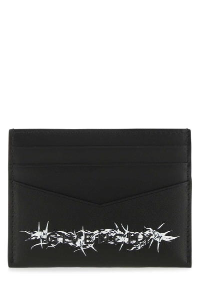 Shop Givenchy Barbed Wire Cardholder In Black