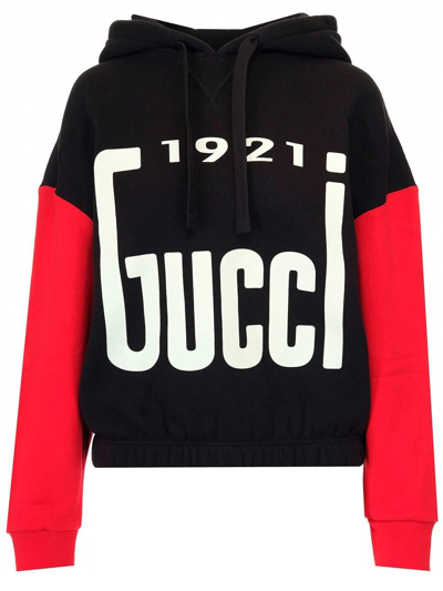 Shop Gucci 1921 Hoodie In Black