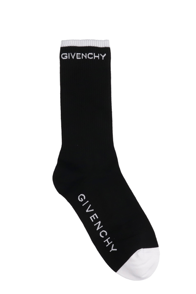 Shop Givenchy Socks In Black Cotton
