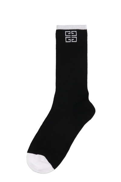 Shop Givenchy Socks In Black Cotton