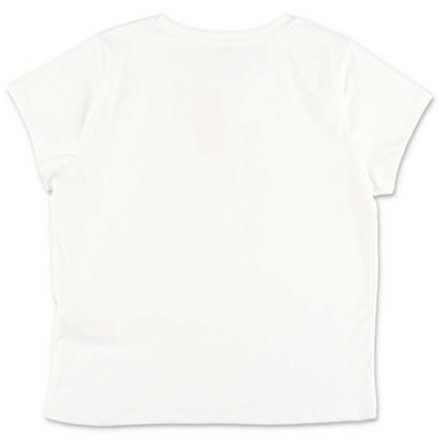 Shop Michael Kors T-shirt Bianca In Jersey Di Cotone In White
