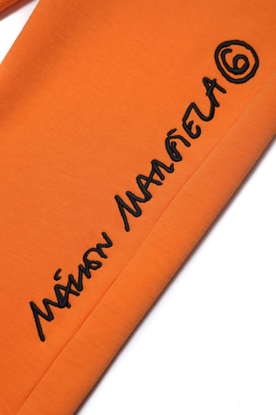 Shop Maison Margiela Mm6p23u Trousers  In Orange