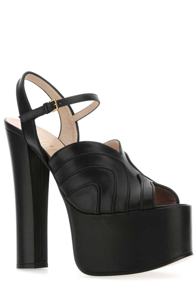 Shop Gucci Slingback Platform Sandals
