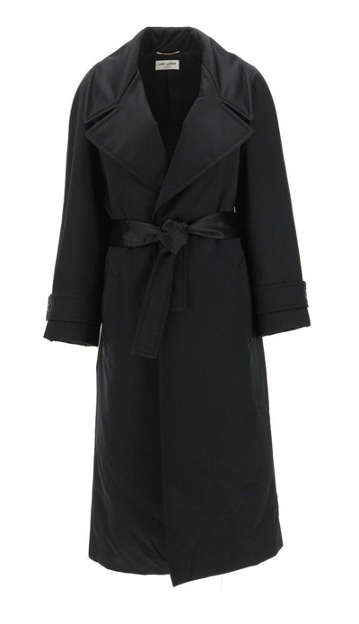 Saint Laurent Notched-lapel Single-breasted Coat