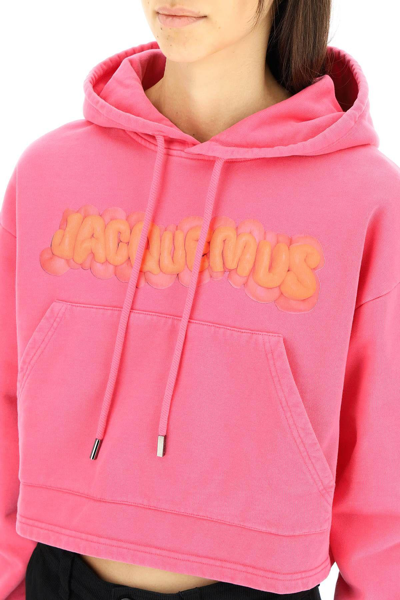 Shop Jacquemus Le Sweatshirt Pate A Modeler Hoodie In Pink