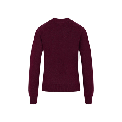 Shop Bottega Veneta V-neck Long-sleeved Jumper In Ox Blood