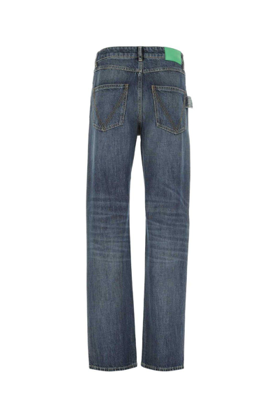 Shop Bottega Veneta Straight-leg Floor-length Jeans In Blu