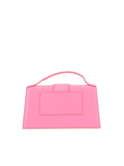 Shop Jacquemus Le Grand Logo Lettering Tote Bag In Pink