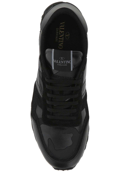 Shop Valentino Rockrunner Lace-up Sneakers