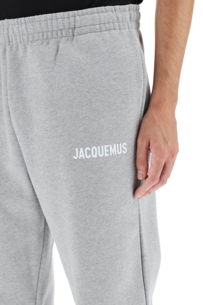 Shop Jacquemus Le Jogging Sweatpants In Grey