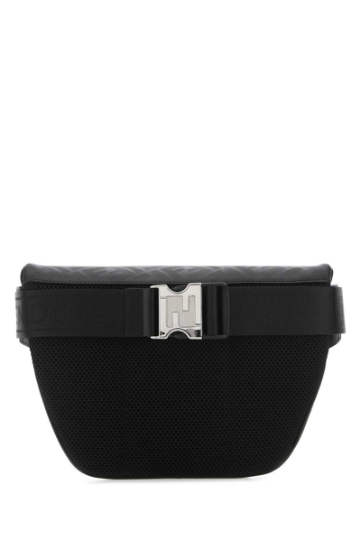 Shop Fendi Logo Detailed Zipped Belt Bag In Hrs Ne Sand Fragola