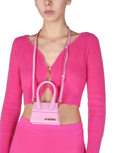 Shop Jacquemus Alzou Cardigan In Pink