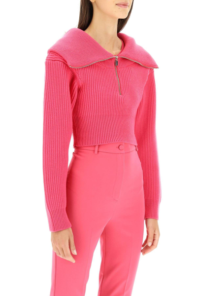 Shop Jacquemus La Maille Risoul Sweater In Pink