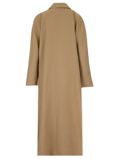 Shop Max Mara Double Breasted Coat In Camel