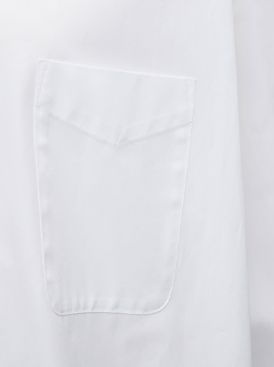 Shop Maison Margiela White Oversize Cotton Shirt