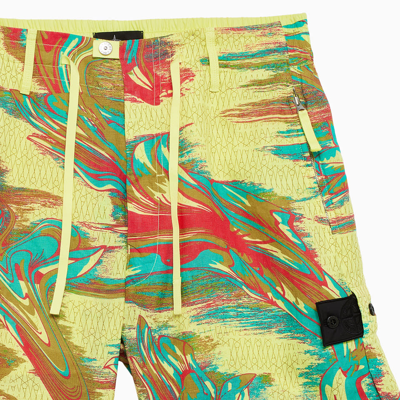 Shop Stone Island Shadow Project Stone Island Summer Shorts 7619l0227 In Multicolor