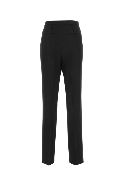 Shop Fendi Pleat Detailed Slim Fit Trousers