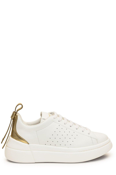 Shop Red Valentino Redvalentino Bowalk Lace-up Sneakers