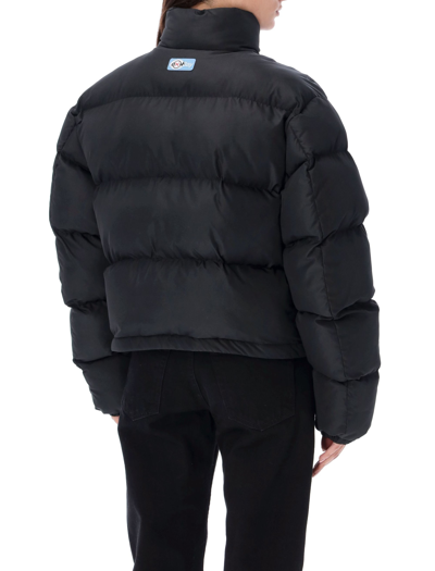Shop Heron Preston Ex-ray Nylon Puffer Jacket In Black