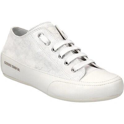 Pre-owned Candice Cooper Sneaker Rock S, Glattleder, Weiss, Damen