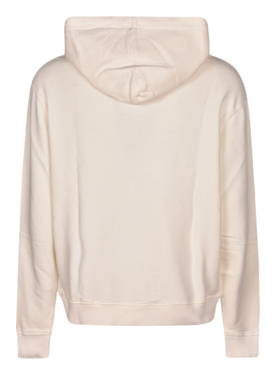 Shop Fourtwofour On Fairfax Logo Embroidery Regular Hoodie In White