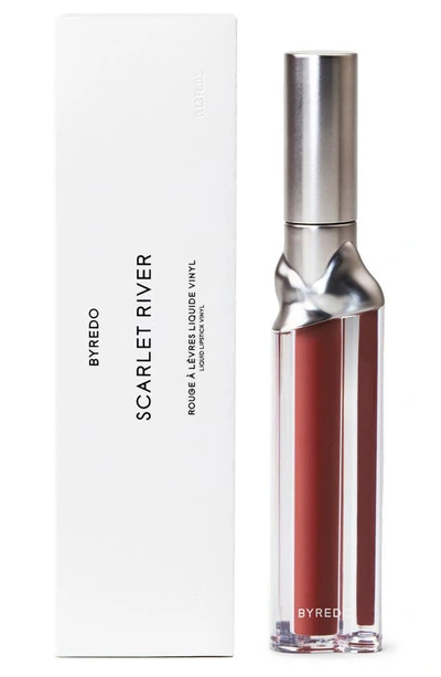 Shop Byredo Liquid Lipstick Vinyl In Scarlet River