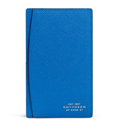 Shop Smythson Panama Pocket Memo In Blue