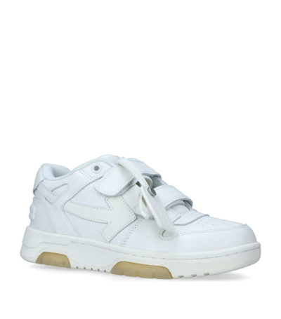 Shop Off-white Leather Out Of Office Sneakers In White