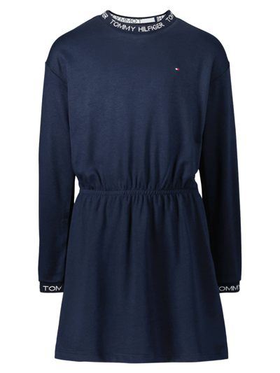 Tommy Hilfiger Kids Dress For Girls In Navy Blue | ModeSens