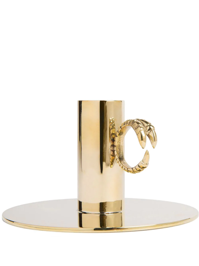 Shop Skultuna Claw Candle Holder (10.5cm) In Gold