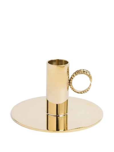 Shop Skultuna Claw Candle Holder (10.5cm) In Gold