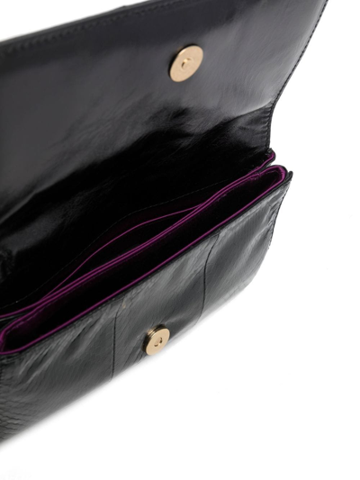Shop Roberto Cavalli Pochette Clutch Bag In Black