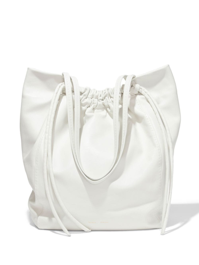 Shop Proenza Schouler Drawstring-top Tote Bag In White