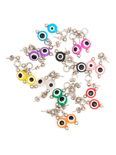Amir Slama Lucky Charm Necklace In Black