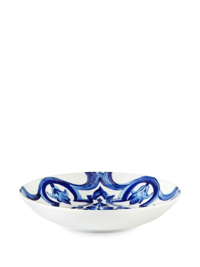 Dolce & Gabbana Set-of-two Soup Bowls In Blue