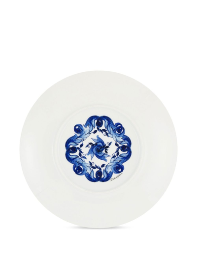 Dolce & Gabbana Set-of-two Soup Bowls In Blue
