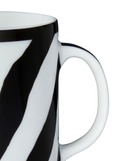 Dolce & Gabbana Zebra-print Porcelain Mug In White
